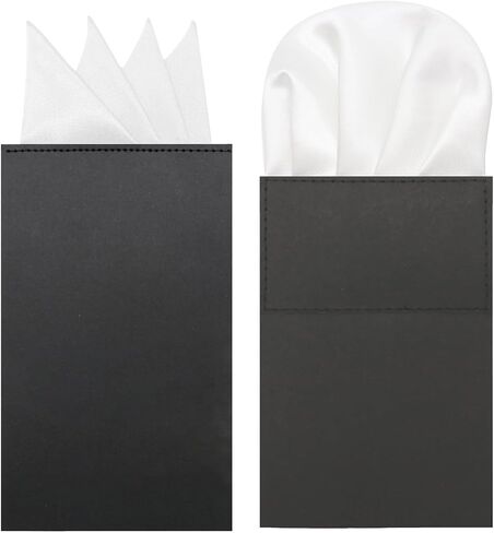 Prefolded Pocket Squares for Men, Suit Mens Handkerchiefs, Men Pocket Square Hankies for Party Banquet Prom Wedding in Saudi Arabia