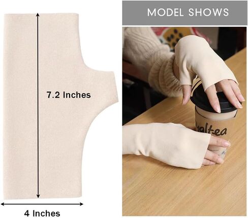 Fine Velvet Half Finger Gloves,Touchscreen Driving Typing Phone Stretchy Cotton Knit Mittens for Women Man in Saudi Arabia