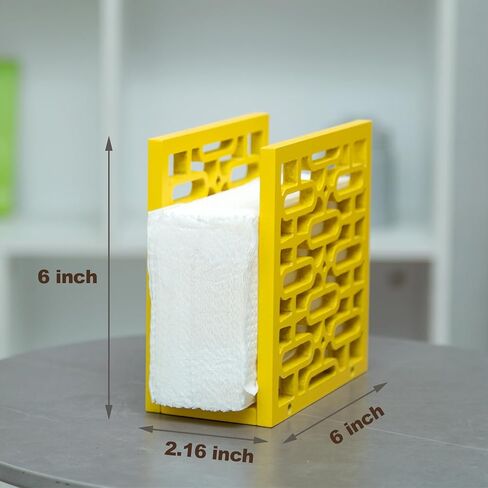 حامل مناديل مصنوع يدويًا من خشب عباد الشمس للديكور الريفي للمزرعة - موزع مطبخ لطاولة المزرعة مقطوع بالليزر - هدية رائعة لعيد الأم أو عيد ميلاد برج الأسد in Kuwait