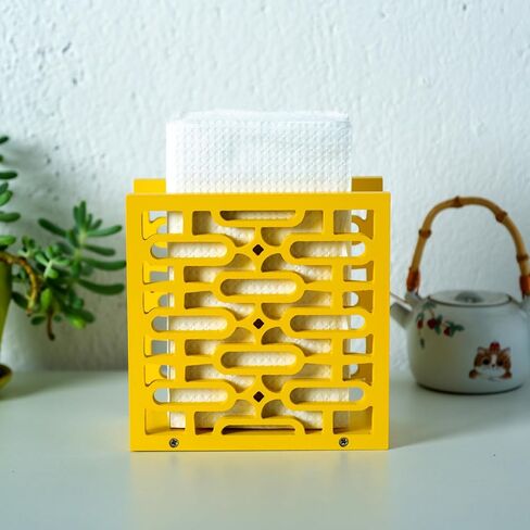 حامل مناديل مصنوع يدويًا من خشب عباد الشمس للديكور الريفي للمزرعة - موزع مطبخ لطاولة المزرعة مقطوع بالليزر - هدية رائعة لعيد الأم أو عيد ميلاد برج الأسد in Kuwait