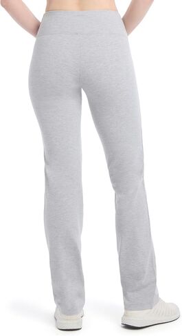 Jockey Women's Active Solid Cotton Jersey Yoga Pants in Saudi Arabia