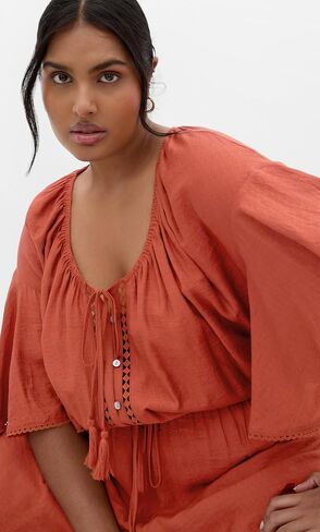 City Chic Women's Plus Size Playsuit - Harlow Lace Embroidered in Saudi Arabia