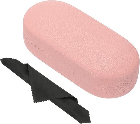PATIKIL Hard Shell Eyeglasses Case, PU Leather Large Glasses Case Litchi Grain Protective Sunglasses Organizer for Women Men in Saudi Arabia
