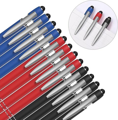 Gel Pens, Pens Fine Point Smooth Writing Pens, Black Ink Cute Pens 0.7 Mm Ballpoint Pens Office Desk Accessories, Retractable Aesthetic Journaling Pens School Office Supplies for Women & Men in Kuwait