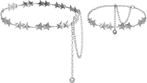 Docila Western Belt Hat Band Women Cowboy Chain Band Band Chain Band Band Chain Band Band Band Band Chain Band Band Band Band Band Cowboy Cowgirl Hat Straps Art Bress Weistband Rodeo Outsities Excesssories in Kuwait