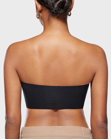 INLYRIC Women's Inbarely Strapless Bandeau Bra Bralette Tube Top Seamless Comfortable Stretchy Non Padded Bras Tops in Saudi Arabia