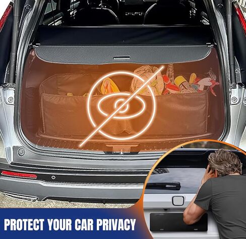 غطاء شحن GZSH لسيارة Nissan Rogue 2021 2022 2023 2024 من ألياف الكربون غطاء شحن أسود مثالي لنيسان Rogue Nissan Rogue غطاء صندوق السيارة غطاء شحن قابل للسحب |حماية شحنتك||حماية الخصوصية| in Kuwait