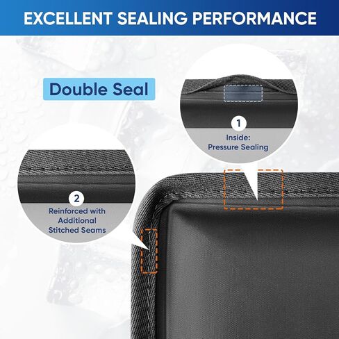 APEXUP Gel Ice Packs for Injuries Reusable, Flexible Double Sided Cold Packs for Injuries, Ice Pack for Knee, Shoulder, Back, Hip, Leg, Arm (Black, S, 1PK) in Kuwait