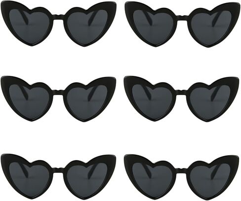 12 أزواج العزوبية حفلة شمسية النظارات الشمسية على شكل قلب زخارف الحزب وصيفه in Kuwait