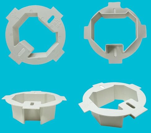 iMBAPrice BE1R (UL Listed) 1-Gang 4.35-Inch x 1.5-Inch Plastic Electrical Ceiling Box Extender for 3.5" and 4" Round or Octagonal Boxes in Saudi Arabia