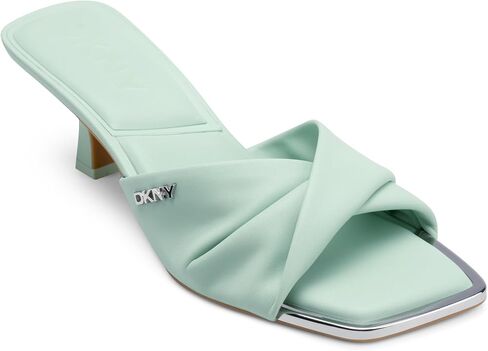 DKNY Women's Jolaine Twist Heel Sandal Mule Heeled in Saudi Arabia