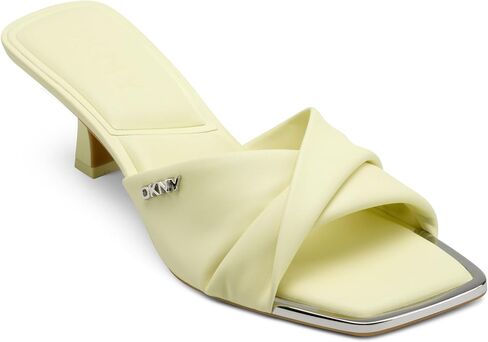 DKNY Women's Jolaine Twist Heel Sandal Mule Heeled in Saudi Arabia