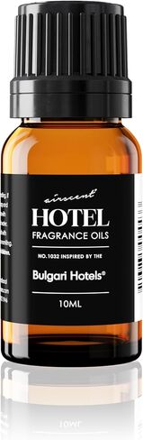 Airscent Hotel Diffuser Oil مستوحى من رائحة فندق Bulgari - زيت العطور الممتاز رقم 1032 للنشرات بالموجات فوق الصوتية والمياه وصياغة - 10 مل ، زجاجة زجاجية 0.34 أوقية مع قطارة in Kuwait