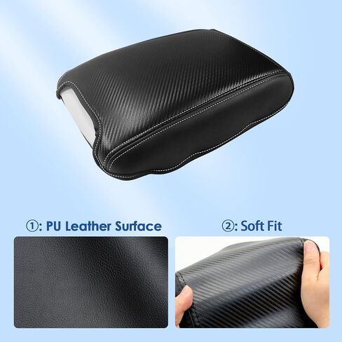 2022 2023 2024 2025 Pathfinder Center Console Cover for Nissan Pathfinder (S/SV/SL/Rock Creek/Platinum), Waterproof&Anti-Scratch Leather Pathfinder Armrest Cover 2025 Pathfinder Accessories in Saudi Arabia