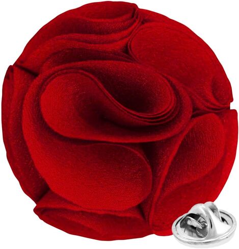 Rose Flower Lapel Pin for Men - Men's Rose Pin and Boutonniere in Saudi Arabia