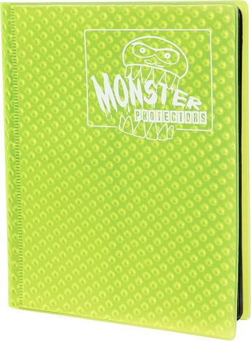 ألبوم بطاقات التداول Monster 4 Pocket - 20 تحميل جانبي، مانع للسرقة، صفحات مبطنة لمزيد من الحماية - غلاف فاخر يحمل 160 بطاقة Yugioh وMTG وMagic The Gathering وPokémon & Sport - Holofoil Black in Saudi Arabia