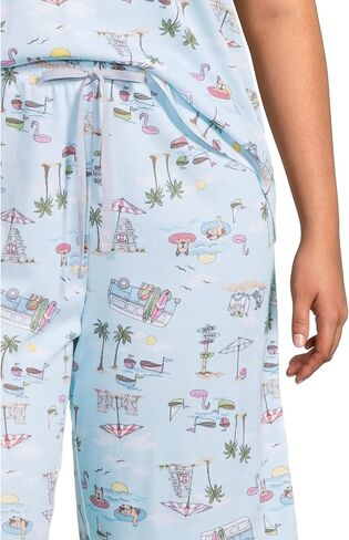Karen Neuburger womens Plus Size Novelty Print Short Sleeve Bermuda Set in Saudi Arabia