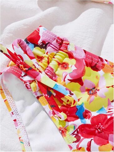 فتاة 2 قطعة بيكيني مجموعة الأزهار السباحة in Kuwait