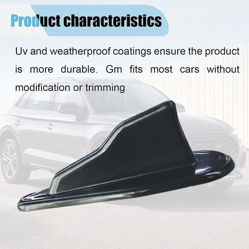 10PCS Rear Diffuser Car Shark Fin Spoiler Kit, Black Mini Spoiler Roof Wing, Auto Rear Tail Wing Compatible with Air Vortex Generator, Universal Car Decoration Accessories (Black) in Kuwait