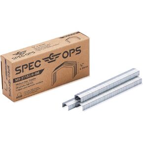 Spec Ops Tools 3/8" Staples for M8 & M8E Plier Stapler, 5,000 Pack, 3% Donated to Veterans, Silver