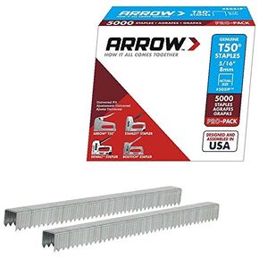 Arrow Fastener 505IP Genuine T50 5/16-Inch Staples, 5,000-Pack - 2 Pack