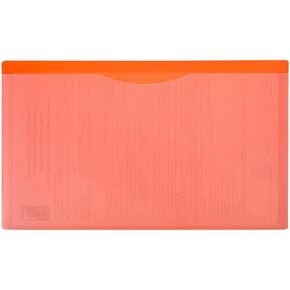 Waterproof Poly-File Folders with Top Tab, Assorted Colors, 4pcs Pack, Legal Size (Blue)