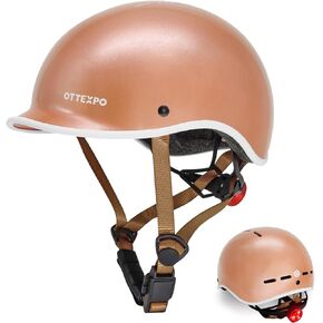 Bike Helmets for Adult, Retro Adustiable Helmets, Lightweight Bicycle Sporty Helmets
