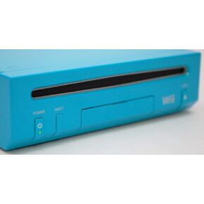 Nintendo Wii Limited Edition Blue Video Game Console (Renewed)