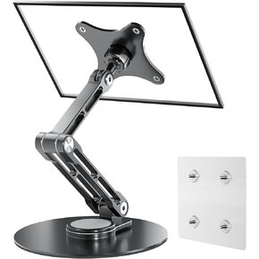 75mm VESA Mount Monitor Stand - Foldable Small Monitor Stand for 15.6" 16" 17" 17.3" 18" 18.5 inch Portable Monitor Stand Lay Flat support VESA 75*75mm