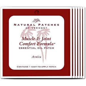 Natural Patches Of Vermont Arnica Muscle & Joint Comfort Essential Oil Body Patch, Single Patch Pouch (Pack of 6) in Kuwait