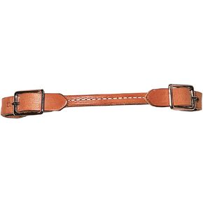 Weaver Leather Harness Leather Nickel Plated Hardware Rounded Curb Strap