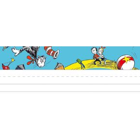 Eureka Dr. Seuss Cat in the Hat Teacher Supplies Self-Adhesive Name Plates, 36 pcs, 9.5'' x 3.25''
