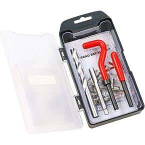 مجموعة إصلاح خيط أداة Highking، M10 x 1.25 مم مجموعة أدوات إصلاح الخيط المترية المتوافقة مع مجموعة أدوات إصلاح السيارات (M10X1.25) in Kuwait