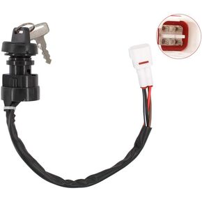 Ignition Switch w/Keys for Yamaha Banshee 350 Grizzly Badger 80 600 Bear Tracker 250 Big Bear Warrior 350 Raptor 50 80 Moto 4 Kodiak 400 Breeze 125 Timberwolf 250 YFB250 Wolverine ATV