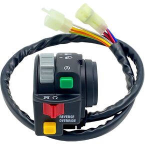 M MATI Left Handlebar Control Start Stop Headlight Switch for Arctic Cat ATV 400 500 Automatic 400 TRV 450 500 550 650 700 1000 Thunder Cat 2008-2010 0509-014