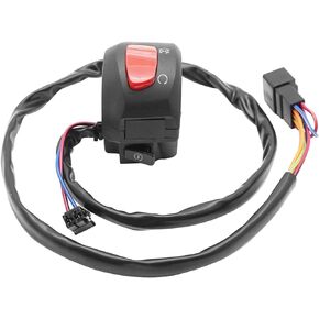 M MATI Handlebar Control Switch Start Kill Stop Button for Suzuki Bandit 600 1200 SV650 GSXR600 GSXR750 GSX-R1000 GS500 GSF600 GSF1200 37200-27E31 37200-27E30 37200-35F30