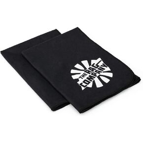 The Rag Company - "Fender Defender - Premium Microfiber Suede Cloth, Autobody & Paint Damage Protection, 250gsm, 24in x 36in, Black (2 Pack)