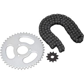 T8F Gear Chain Set, T8F Front and Rear Sprocket Chain Replacement High Power for Mini Motorcycles