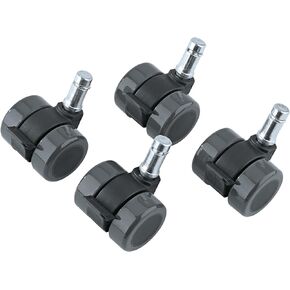 K&M Konig & Meyer 17510.000.55 Caster Set | Fits Guardian Guitar Stands | 4 Locking Wheel Accessory | Heavy-Duty Easy Swivel and Roll | Soft Casters for Hard Floors | Unlubricated Anti-Scratch | Black