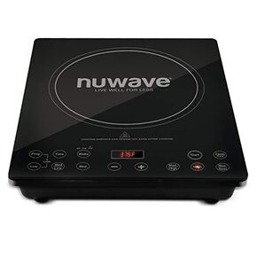 Nuwave Pro Chef Induction Cooktop, NSF-Certified, Commercial-Grade, Portable, Powerful 1800W, Large 8" Heating Coil, 94 Temp Settings 100°F - 575°F in 5°F, Shatter-Proof Ceramic Glass Surface