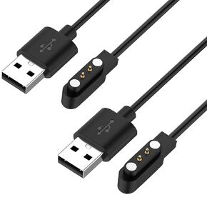 Charger Replacement for Wyze Watch 44mm 47mm Smart Watch, Magnetic Charging Cable 3.3ft 2-Pack