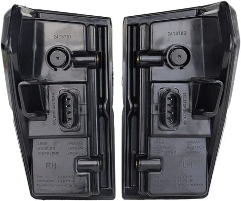 UTV Ranger Tail Light Assembly LED المصابيح الخلفية أضواء إيقاف الفرامل الخلفية استبدال #2413766 متوافق مع Polaris Ranger 1000/1000 Crew/ 1000 XP/ 1000 XP Crew 2018-2022 (2 قطعة) (أسود) in Saudi Arabia