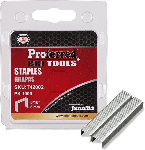 Proferred T42002 Staples, 1.2 mm Thick x 10.6 mm Wide, 5/16" (8 mm) Height in Saudi Arabia