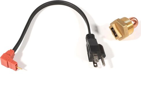 AR87167 Engine Block Coolant Heater Kit with AR8767 Heater Element & AR87168 Power Cord, Fit for John Deere 1025R 110 2210 2305 4210 445 X495 XUV Gator 850D 855D 855M 865E Tractors in Saudi Arabia