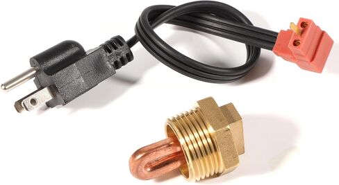 AR87167 Engine Block Coolant Heater Kit with AR8767 Heater Element & AR87168 Power Cord, Fit for John Deere 1025R 110 2210 2305 4210 445 X495 XUV Gator 850D 855D 855M 865E Tractors in Saudi Arabia
