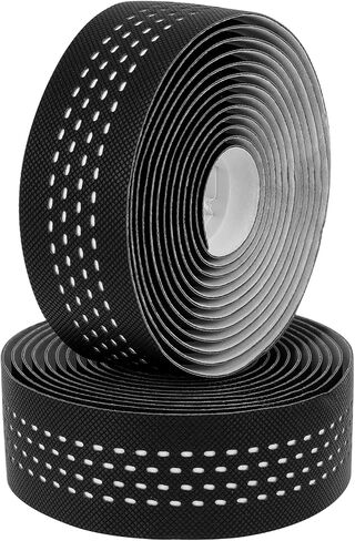 2 Pcs Handlebar Wrap Bike Tape for Handlebars Road Bike Handlebar Tape Grip Tape Professional Road Bicycle Bar Tape Racing Bike Handle Wraps Bicycle Bar Tape White Lightweight Comfortable in Saudi Arabia