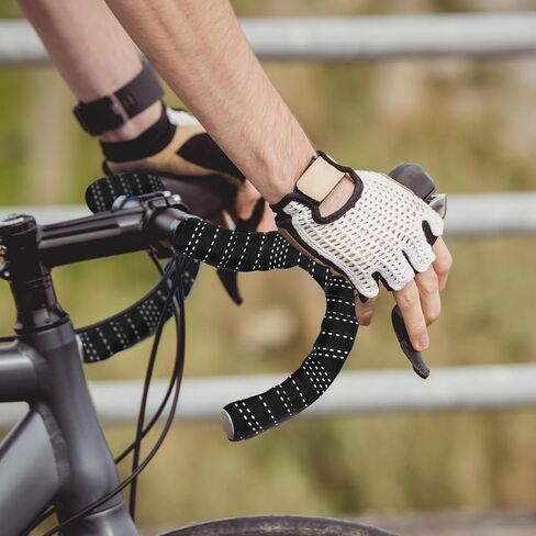 2 Pcs Handlebar Wrap Bike Tape for Handlebars Road Bike Handlebar Tape Grip Tape Professional Road Bicycle Bar Tape Racing Bike Handle Wraps Bicycle Bar Tape White Lightweight Comfortable in Saudi Arabia