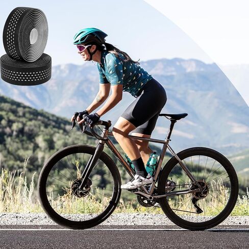 2 Pcs Handlebar Wrap Bike Tape for Handlebars Road Bike Handlebar Tape Grip Tape Professional Road Bicycle Bar Tape Racing Bike Handle Wraps Bicycle Bar Tape White Lightweight Comfortable in Saudi Arabia
