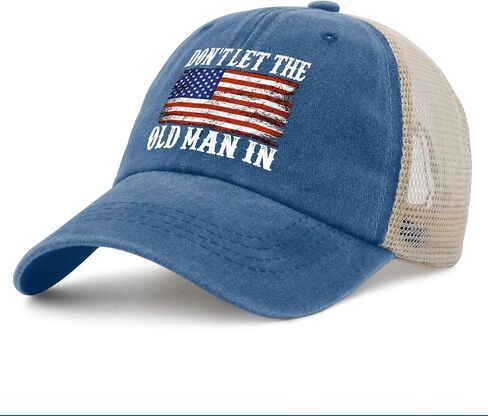 Old Man Hat Don't Let Old Man in Hat Trucker Hat Men Vintage Mesh Hat for Summer in Saudi Arabia
