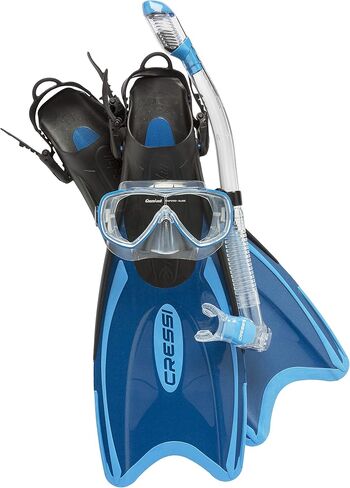 Cressi Palau LAF Set, blue, XS/S in Saudi Arabia